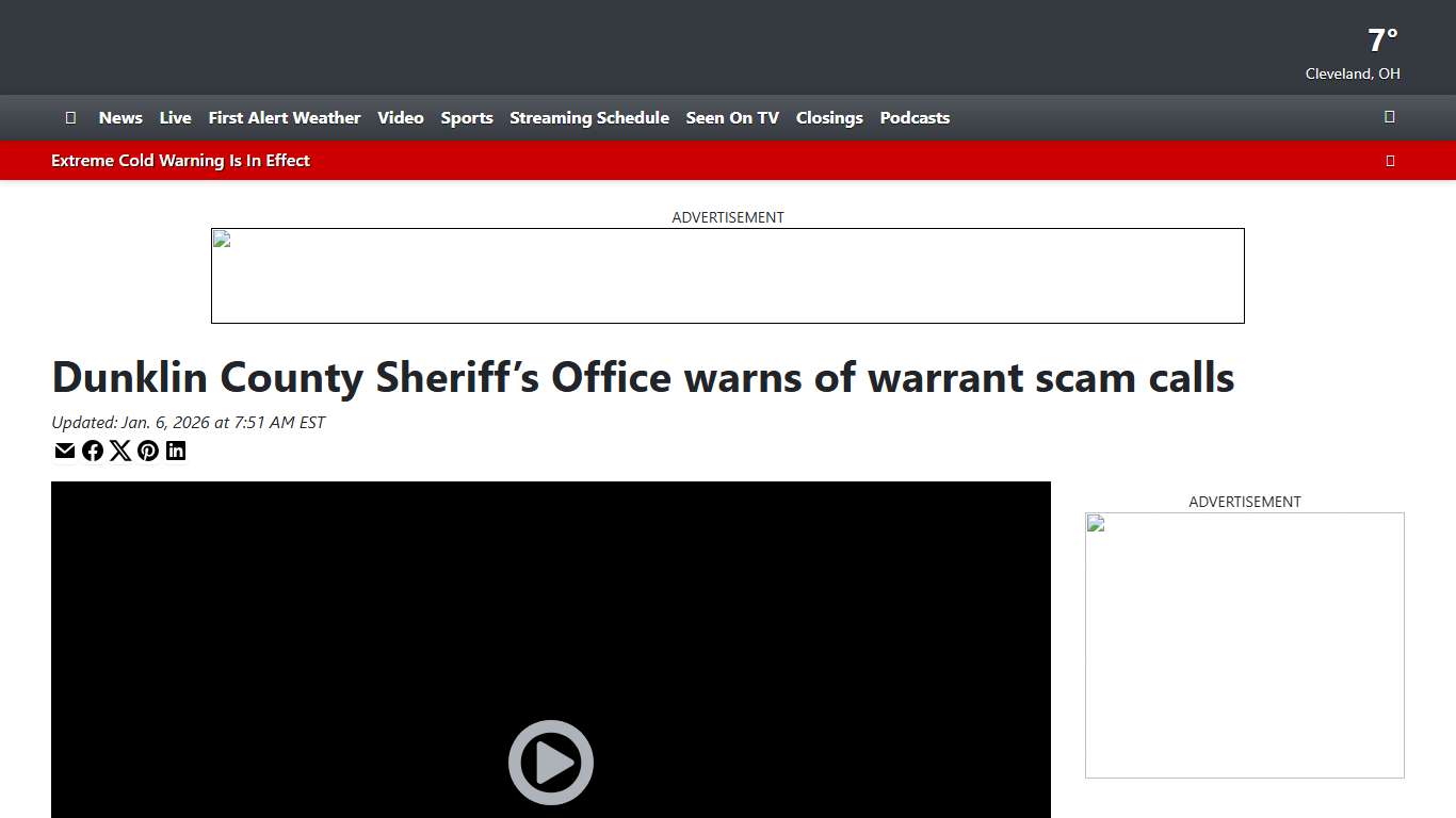 Dunklin County Sheriff’s Office warns of warrant scam calls
